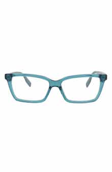 McQueen 53mm Rectangular Optical Glasses