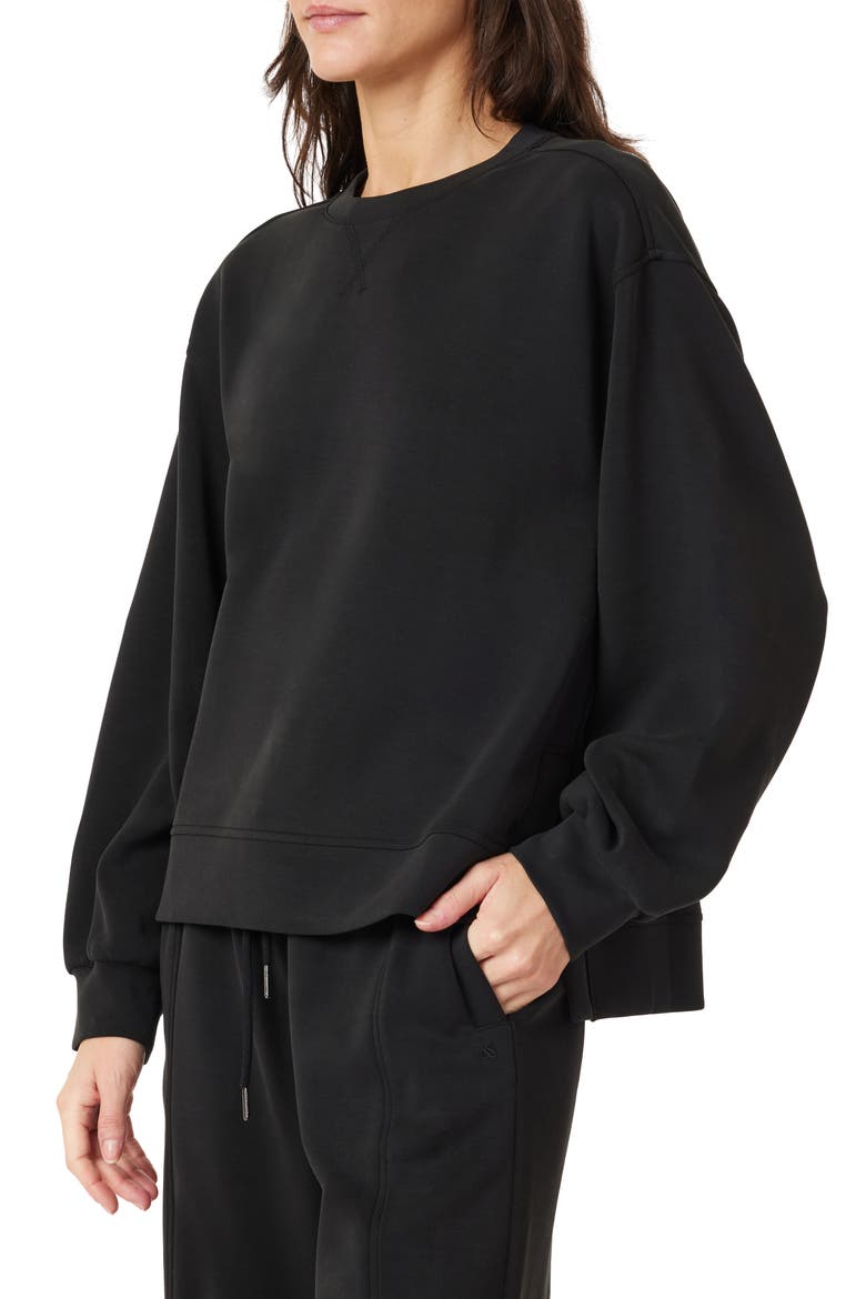 Crewneck Pullover, Alternate, color, BLACK NIGHT