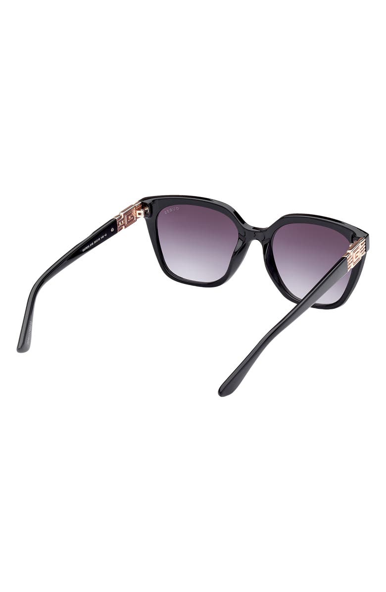 GUESS 55mm Gradient Square Sunglasses, Alternate, color, 