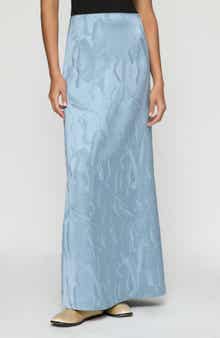 Lafayette 148 New York Jacquard A-Line Maxi Skirt