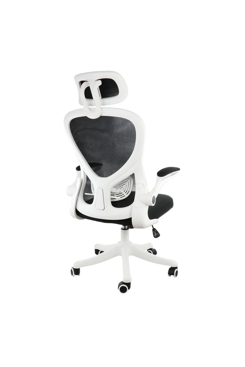 High Back Adjustable Office Chair, Alternate, color, White