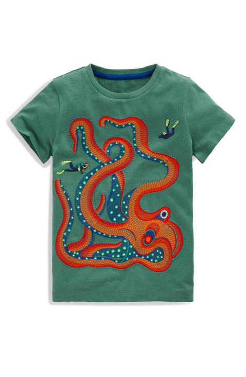 Kids' Embroidered Superstitch T-Shirt (Toddler & Little Kid)