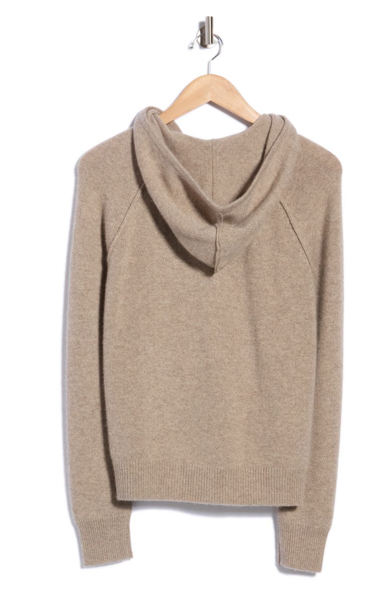 Cashmere Hooded Track Jacket, Main, color, COYOTE