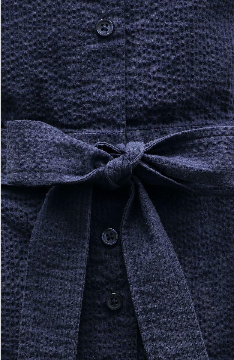 Hope
Henry Women
s Organic Seersucker Romper, Alternate, color, Navy Seersucker