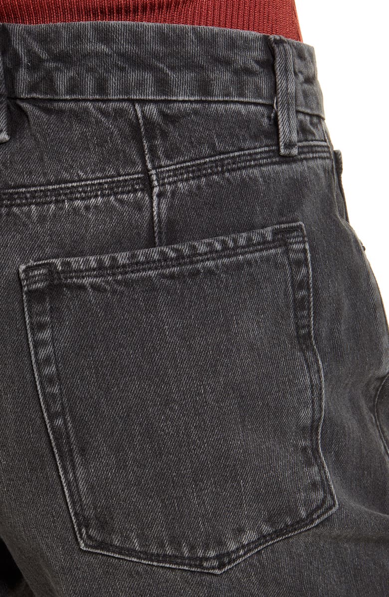 Good American Good '90s Fray Hem Straight Leg Jeans, Alternate, color,