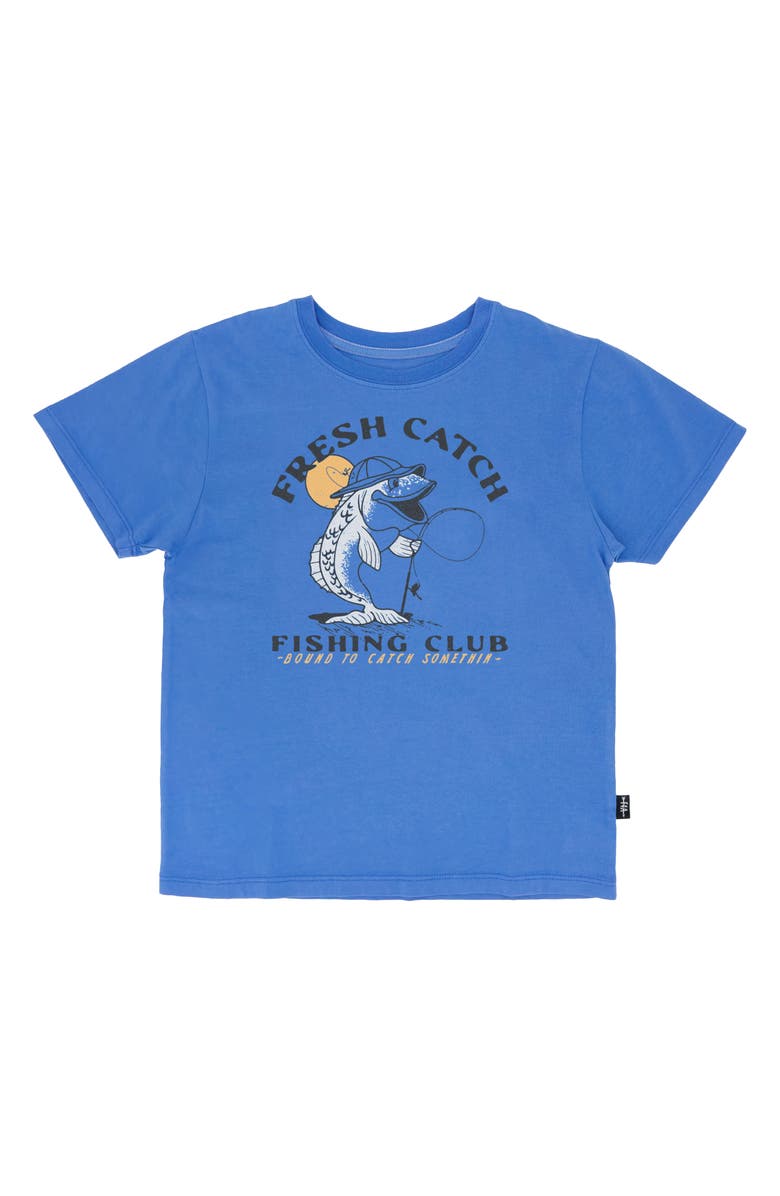 Feather 4 Arrow Kids' Fresh Catch Vintage Graphic T-Shirt, Main, color, 