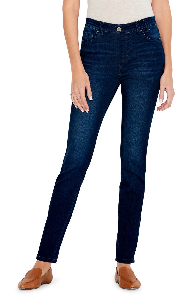 NIC+ZOE Ankle Slim Fit Jeans, Main, color, Twilight