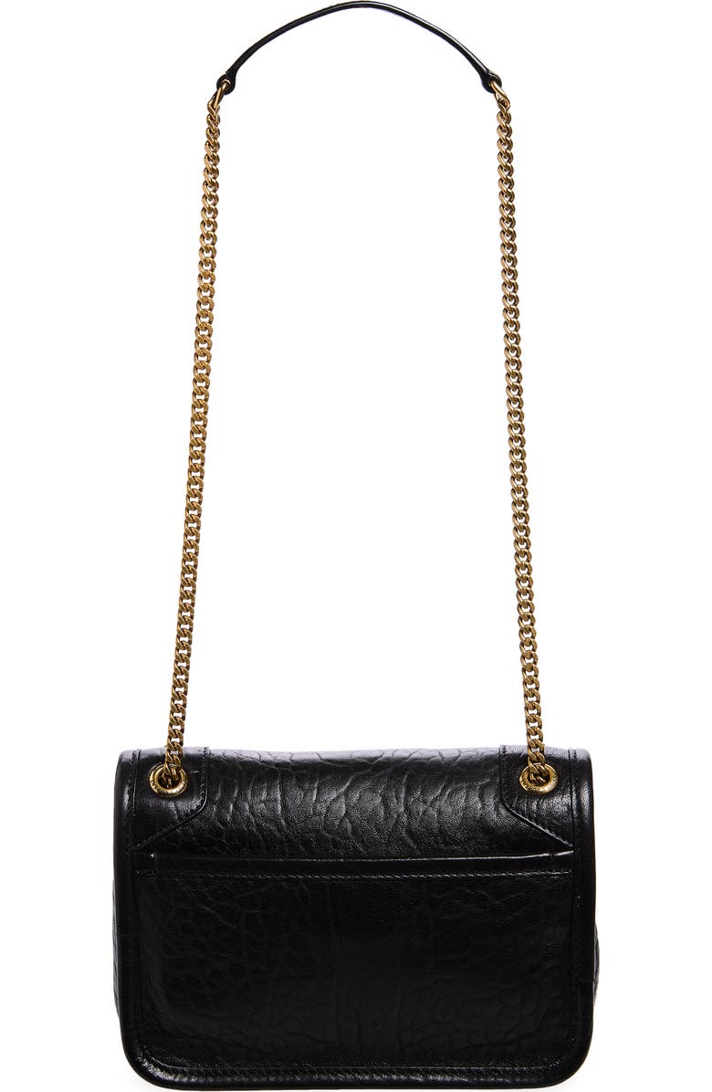Saint Laurent Mini Niki Leather Shoulder Bag, Alternate, color,