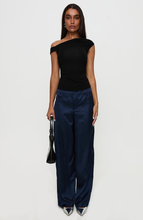 Princess Polly Alaina Satin Wide Leg Pants