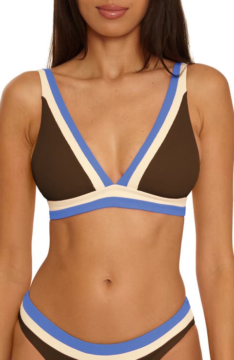 Coast Line Triangle Bikini Top