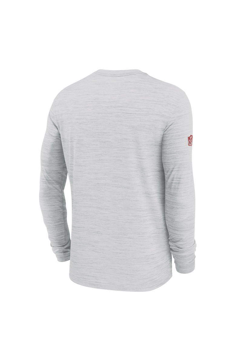 Nike Men's Nike Ash Kansas City Chiefs Sideline Velocity Performance Long Sleeve T-Shirt, Alternate, color, Ash