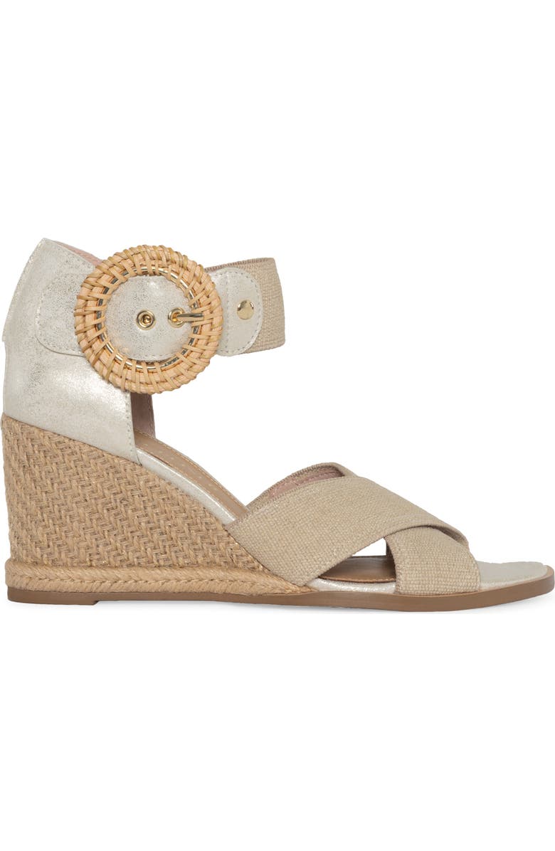 Donald Pliner Wedge Sandal, Alternate, color, Platino
