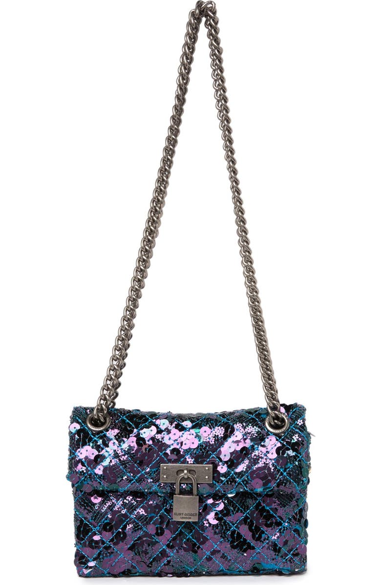 Kurt Geiger Mini Brixton Sequins Lock Bag, Main, color,