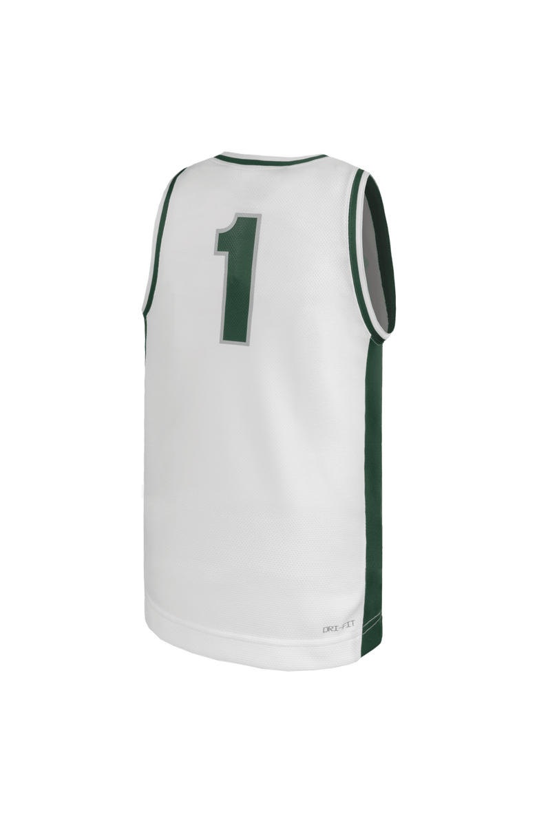 Nike Youth Nike #1 White Michigan State Spartans Alternate Replica Basketball Jersey, Alternate, color, White