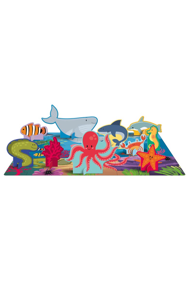 Q Box The Sea Read Play Learn Underwater 40 Piece Set, Alternate, color, Multicolored