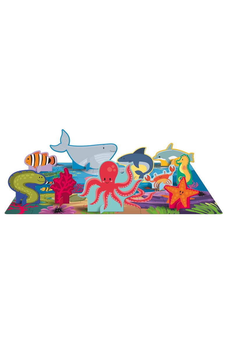 Sassi Q Box The Sea Read Play Learn Underwater 40 Piece Set, Alternate, color, Multicolored