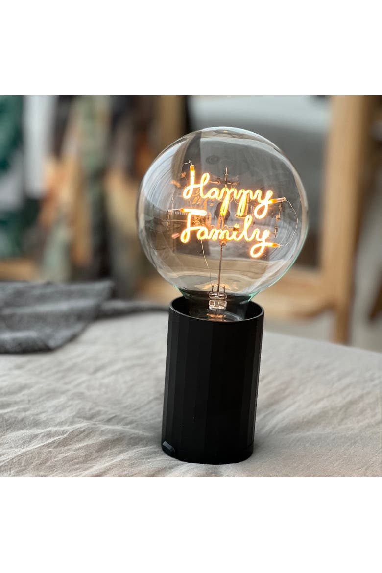 Happy Family Portable Table Lamp, Alternate, color, Emerald