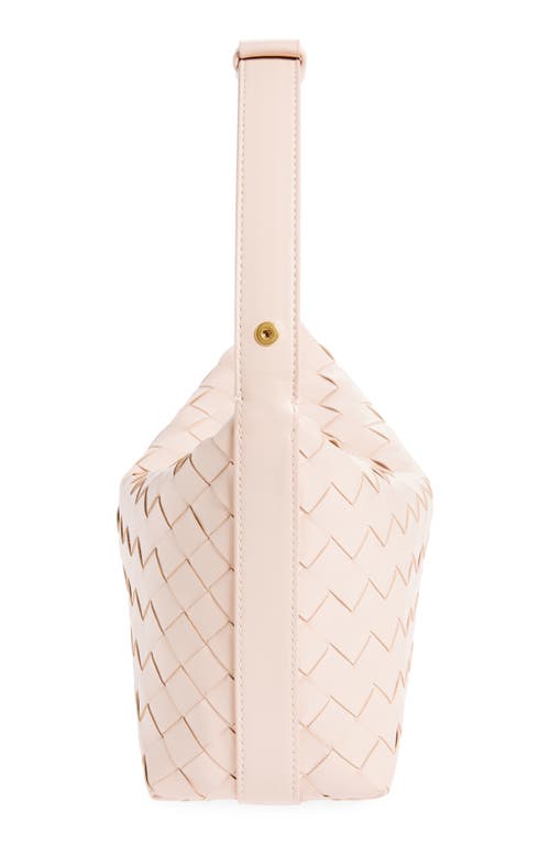 BOTTEGA VENETA BOTTEGA VENETA MINI WALLACE INTRECCIATO LEATHER SHOULDER BAG