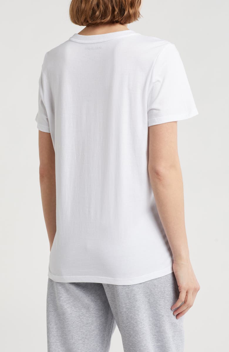 DKNY Rhinestone Logo Cotton Graphic T-Shirt, Alternate, color, 