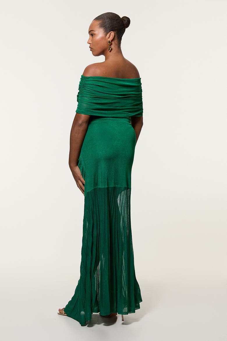 Long Sleeve Maxi Dress, Alternate, color, Green