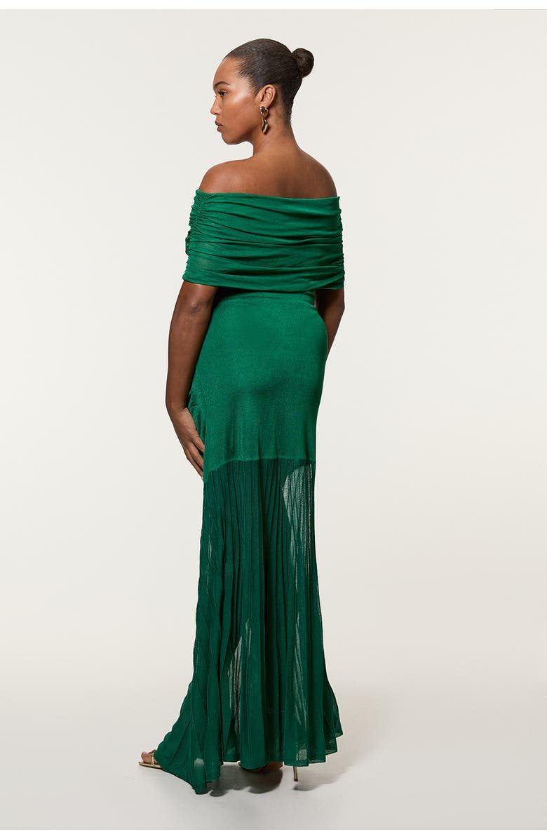 Karen Millen Long Sleeve Maxi Dress, Alternate, color, Green