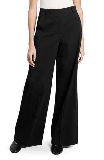 Linen Blend Wide Leg Pants