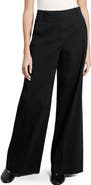 Theory Linen Blend Wide Leg Pants