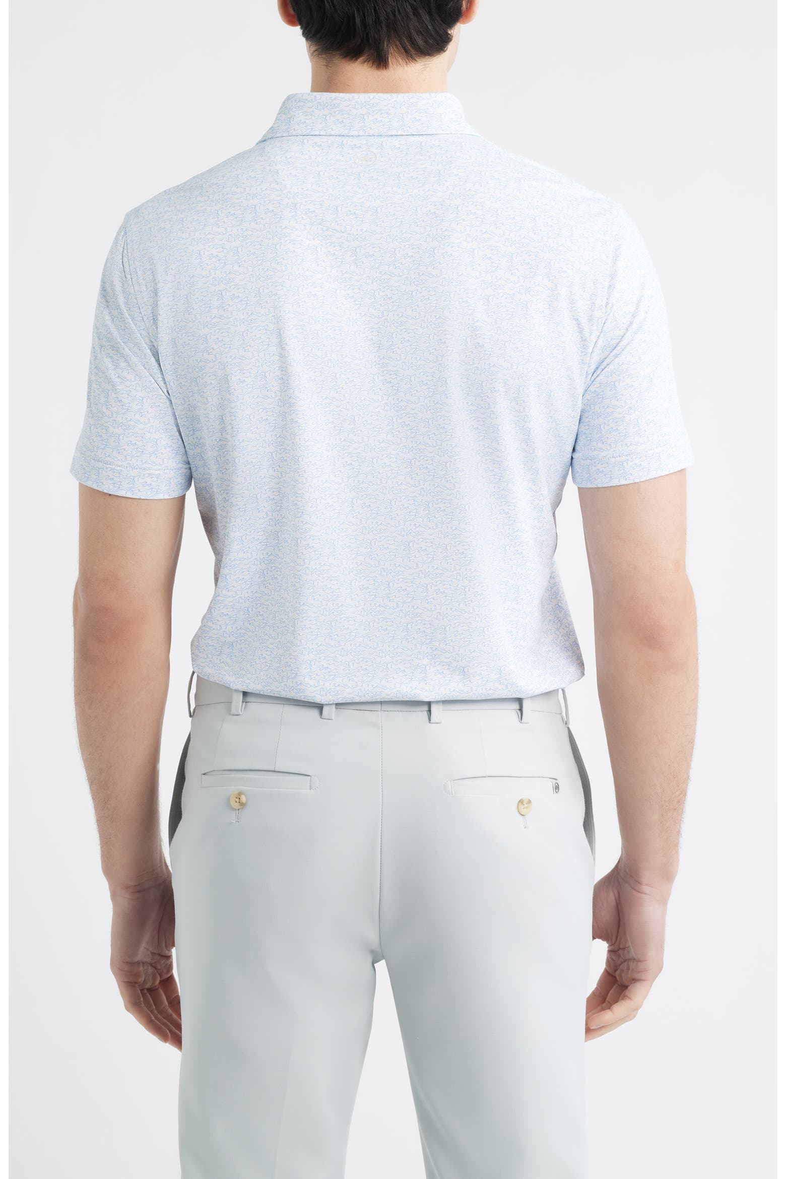 Code 1 Performance Nj Peter Millar Melody Sea Performance Jersey Golf Polo (Men) | Nordstromrack