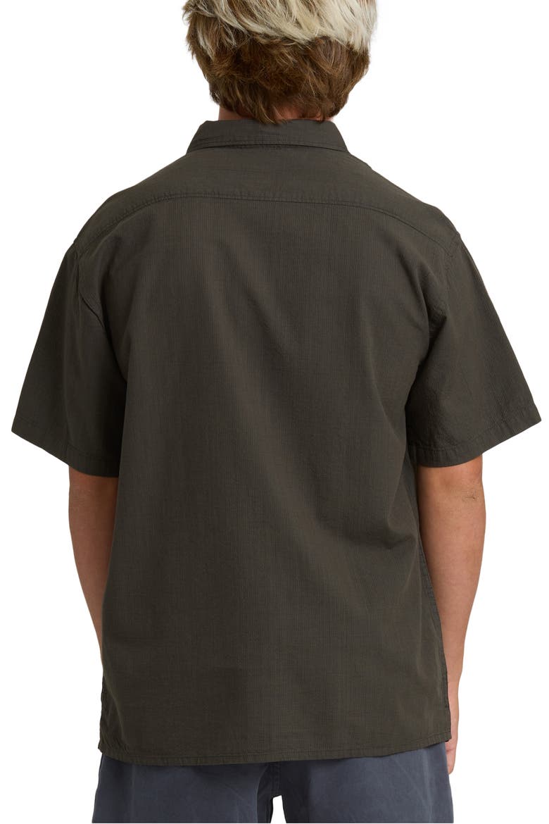 Victoria Short Sleeve Button-Down Shirt, Alternate, color, GRAYSTONE