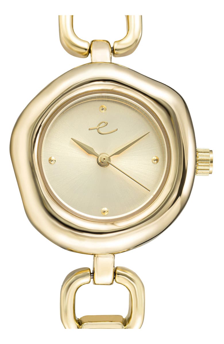 Ettika Open Circle Bracelet Watch, Alternate, color, Gold
