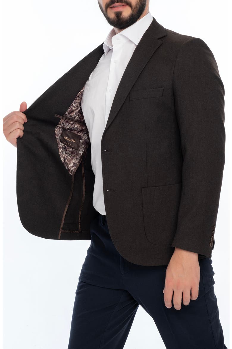 Solid Sport Coat, Alternate, color, DARK BROWN