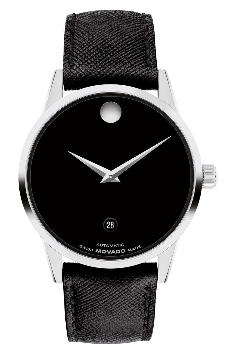 Museum Classic Automatic Leather Strap Watch, 40mm video