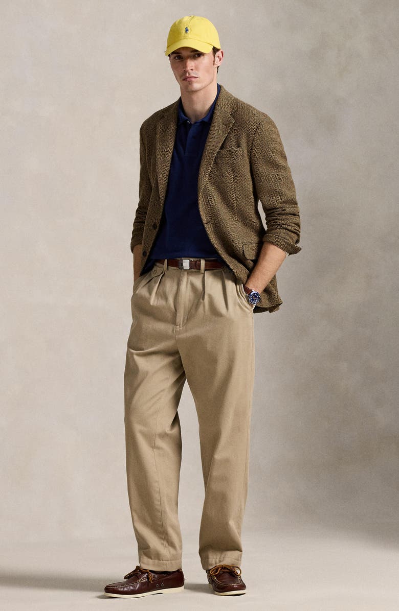 Polo Ralph Lauren Classic Fit Polo Bear Cotton Mesh Polo, Alternate, color, Newport Navy/ Heritage Bear