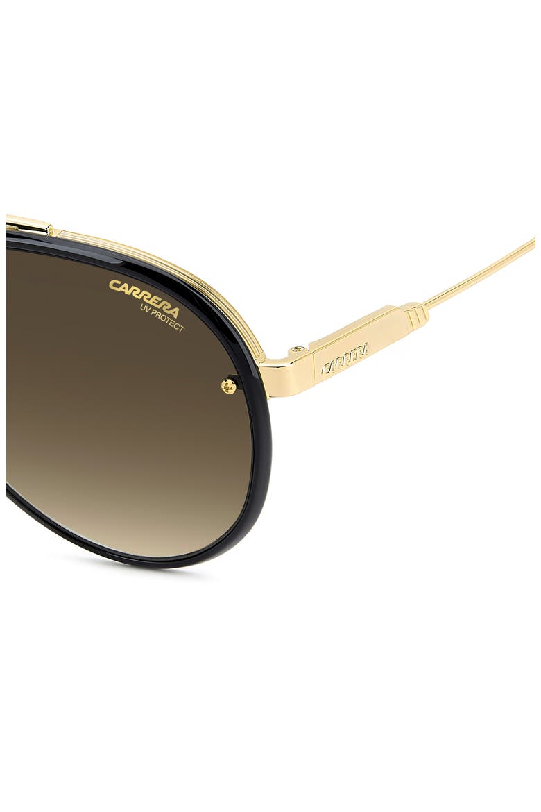 Glory 58mm Pilot Sunglasses, Alternate, color, GOLD BLACK