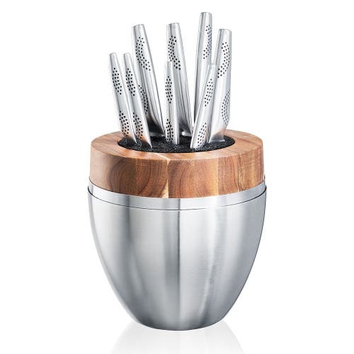 Cuisine::pro ® Id3® The Egg Knife Block 9 Piece In Silver