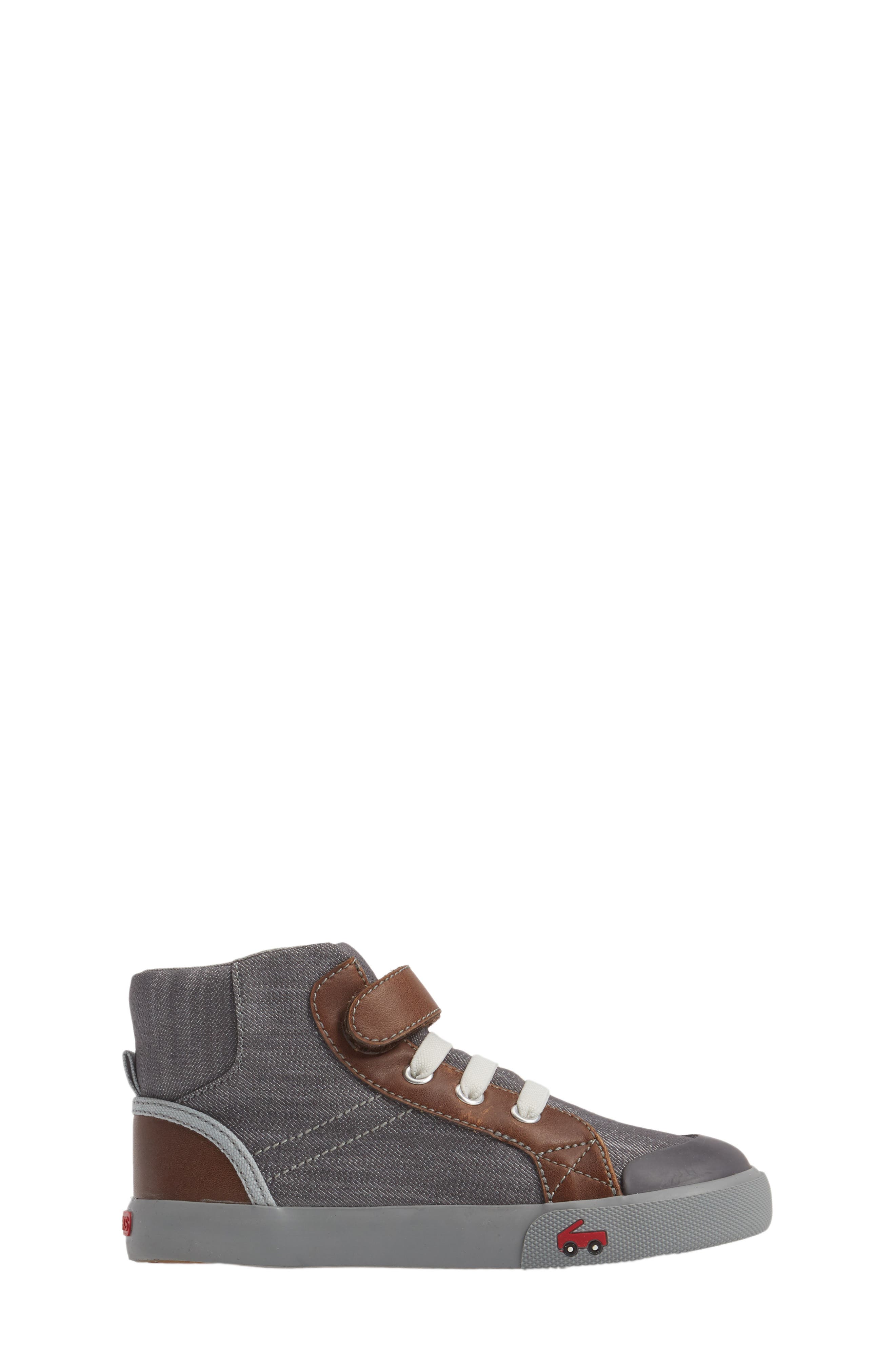 Dane Sneaker, Alternate, color, GREY DENIM