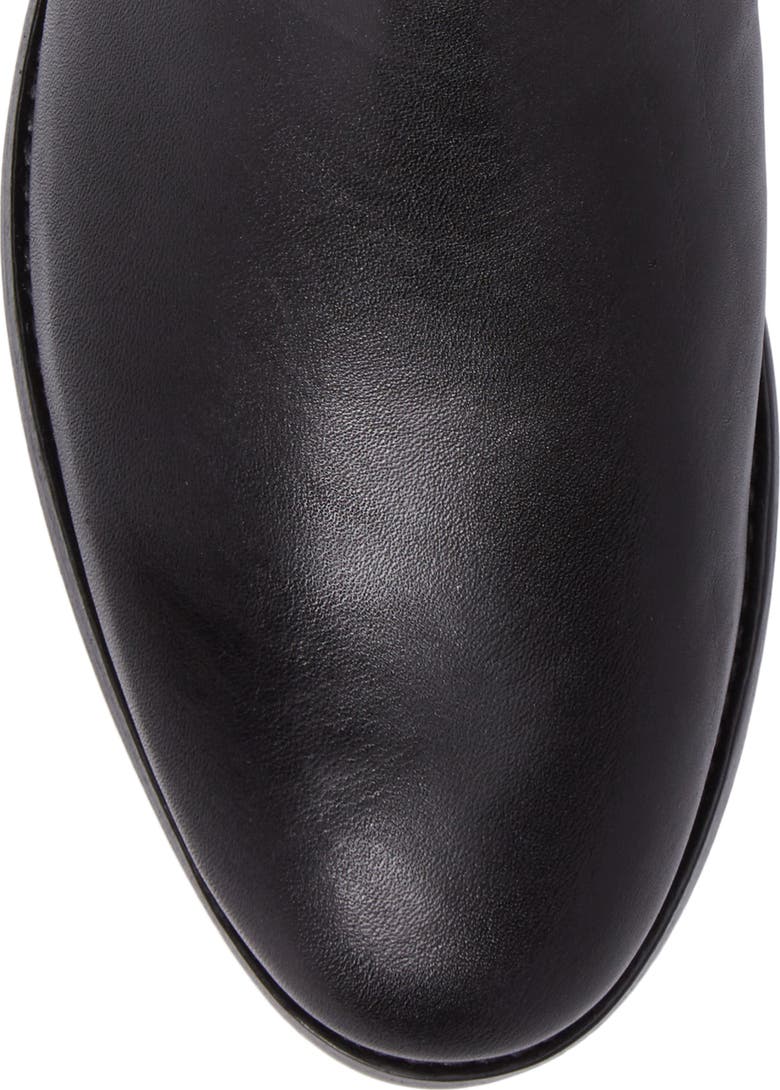 Stivali Chelsea Frye Melissa Doppia Suola Donna – Pelle Nera, Tacco 3 Cm, Fodera In Pelle, Hardware Antico – Taglia 39 EU