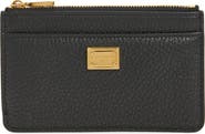Dolce&Gabbana Nameplate Calfskin Leather Coin Purse