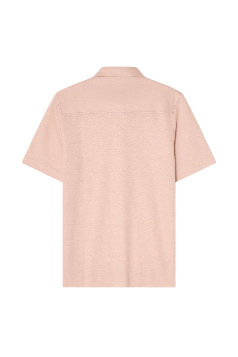 Taylor Pique Linen Polo, Alternate, color, Pink