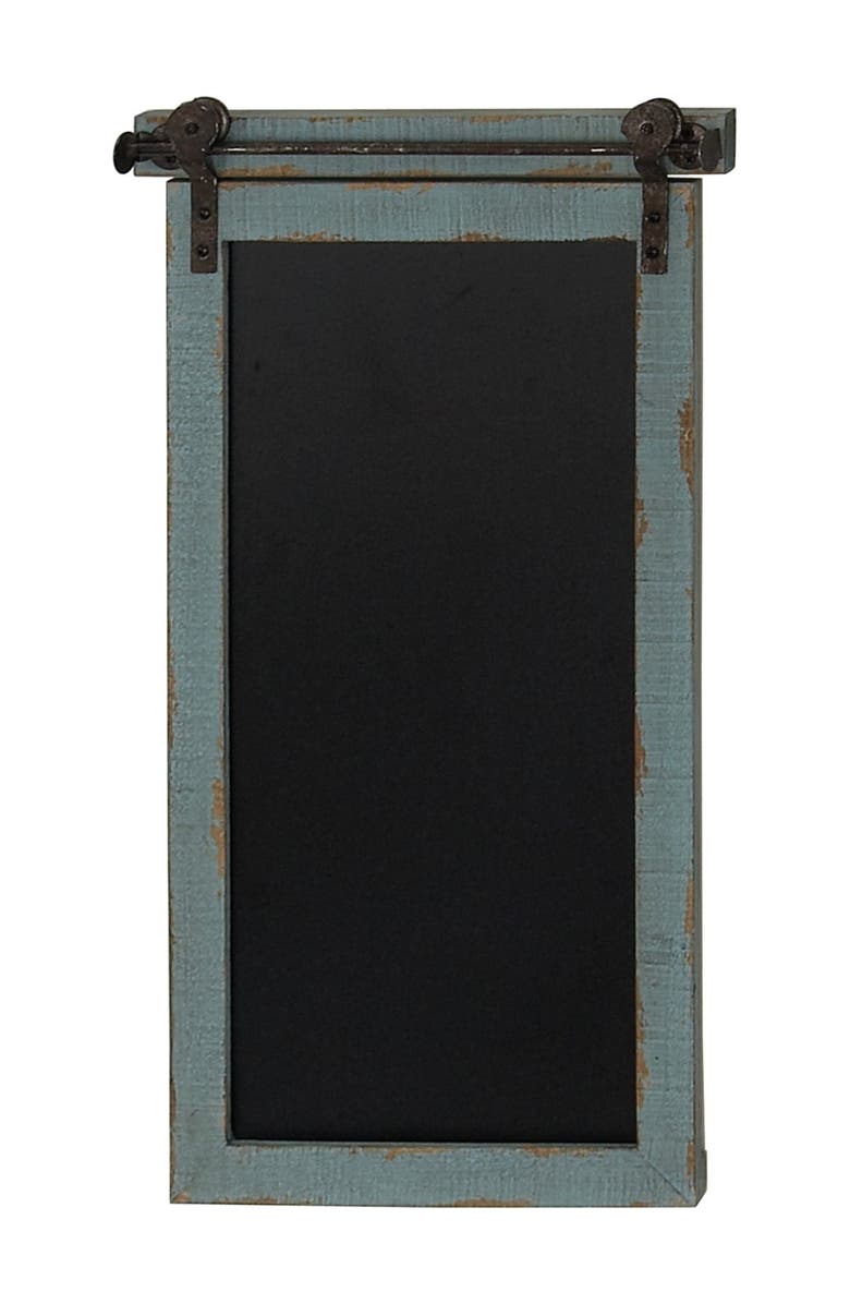 SONOMA SAGE HOME Blue Sign Wall Decor with Chalkboard, Alternate, color, 