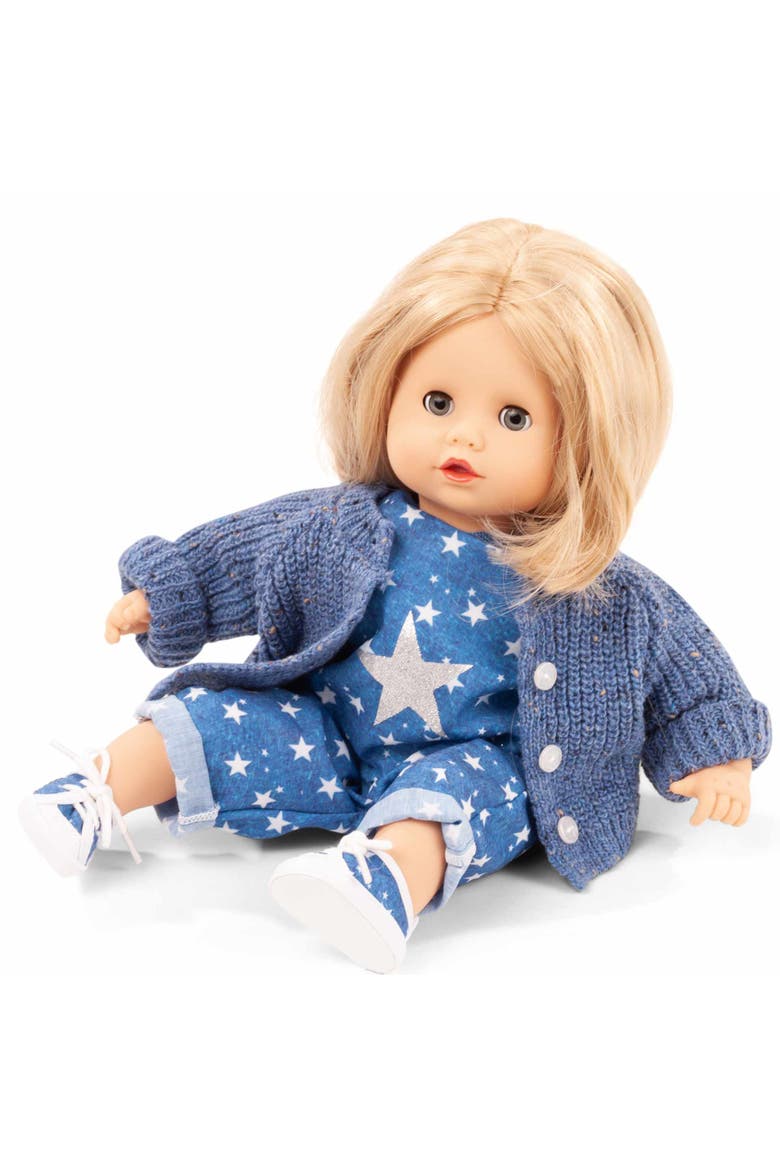 Muffin My Star 13 Inch Doll, Blue & White Star Denim Outfit, Sweater Toy, Alternate, color, Multicolored