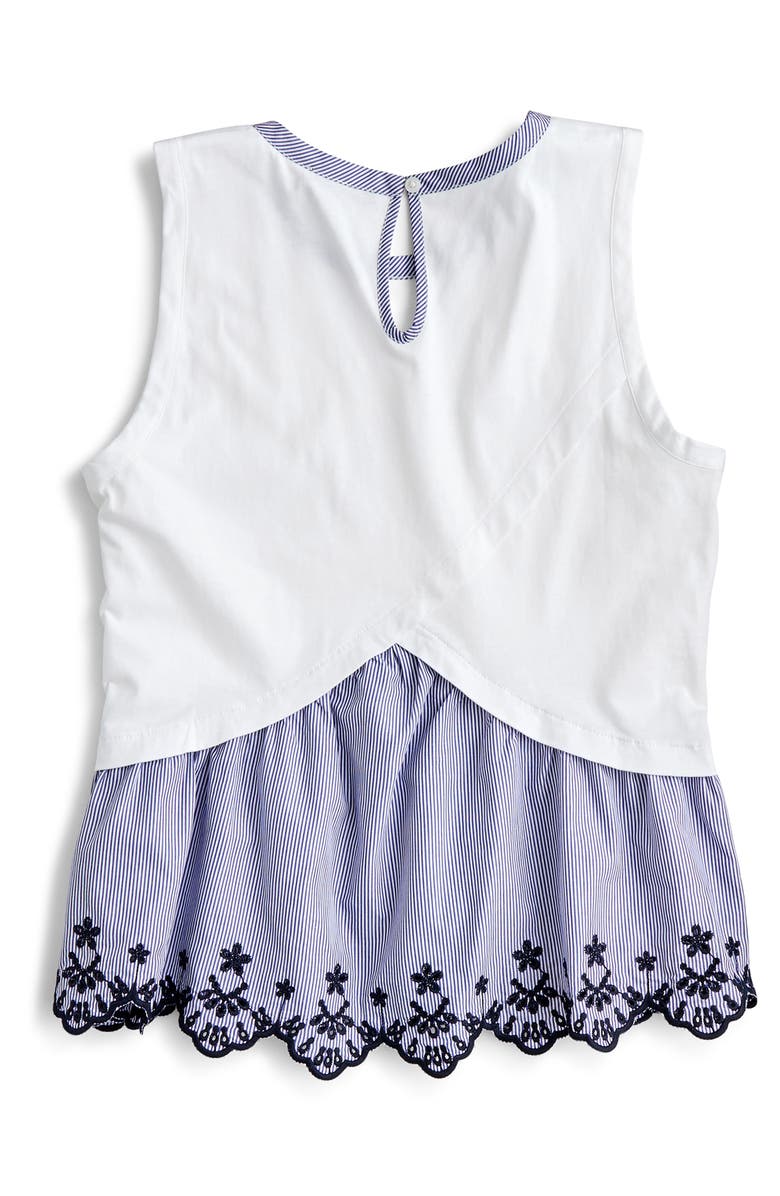 J.Crew Peplum Tulip Back Tank Top, Alternate, color,