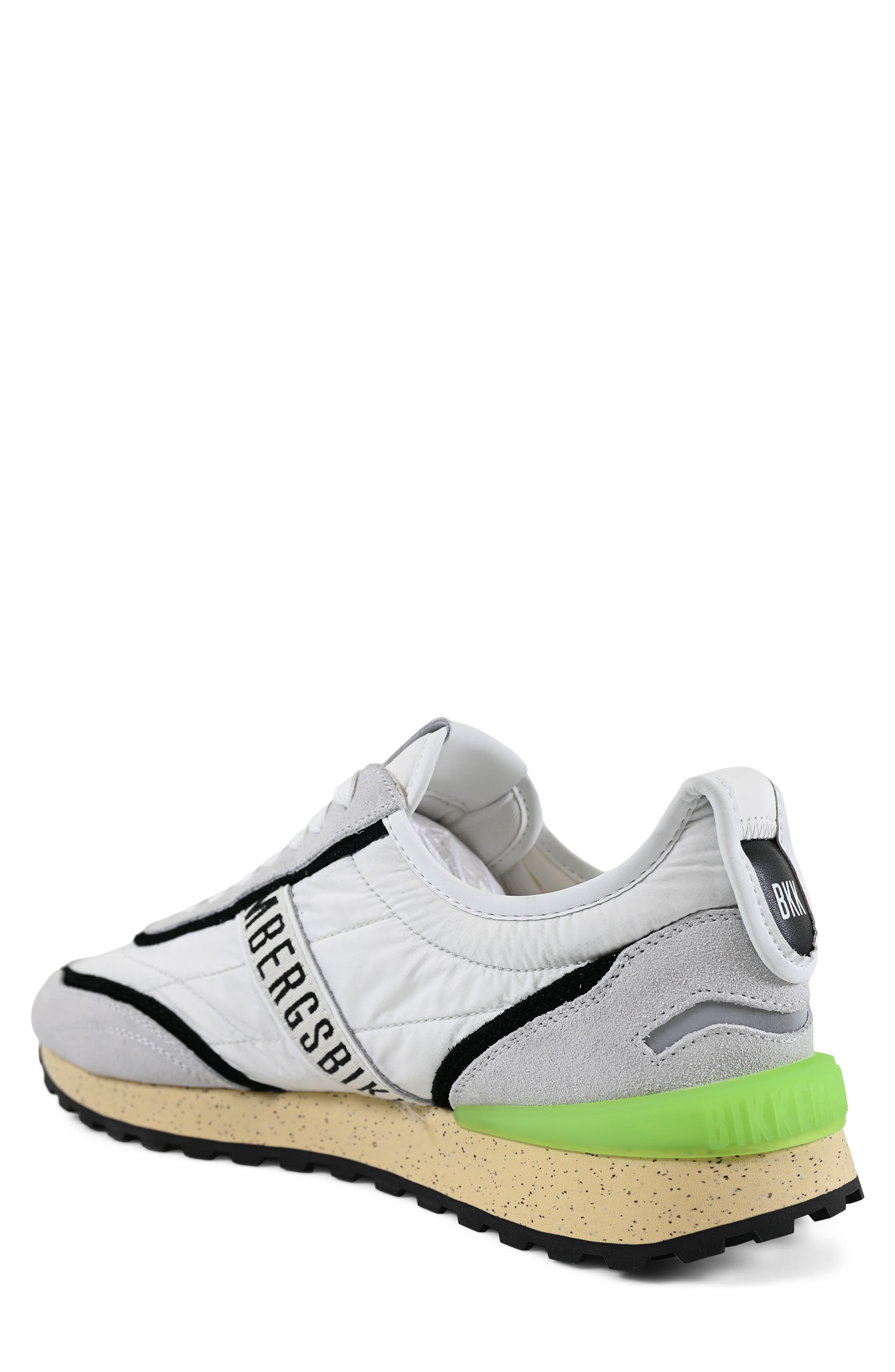 Fabric Running Shoe, Alternate, color, WHITE