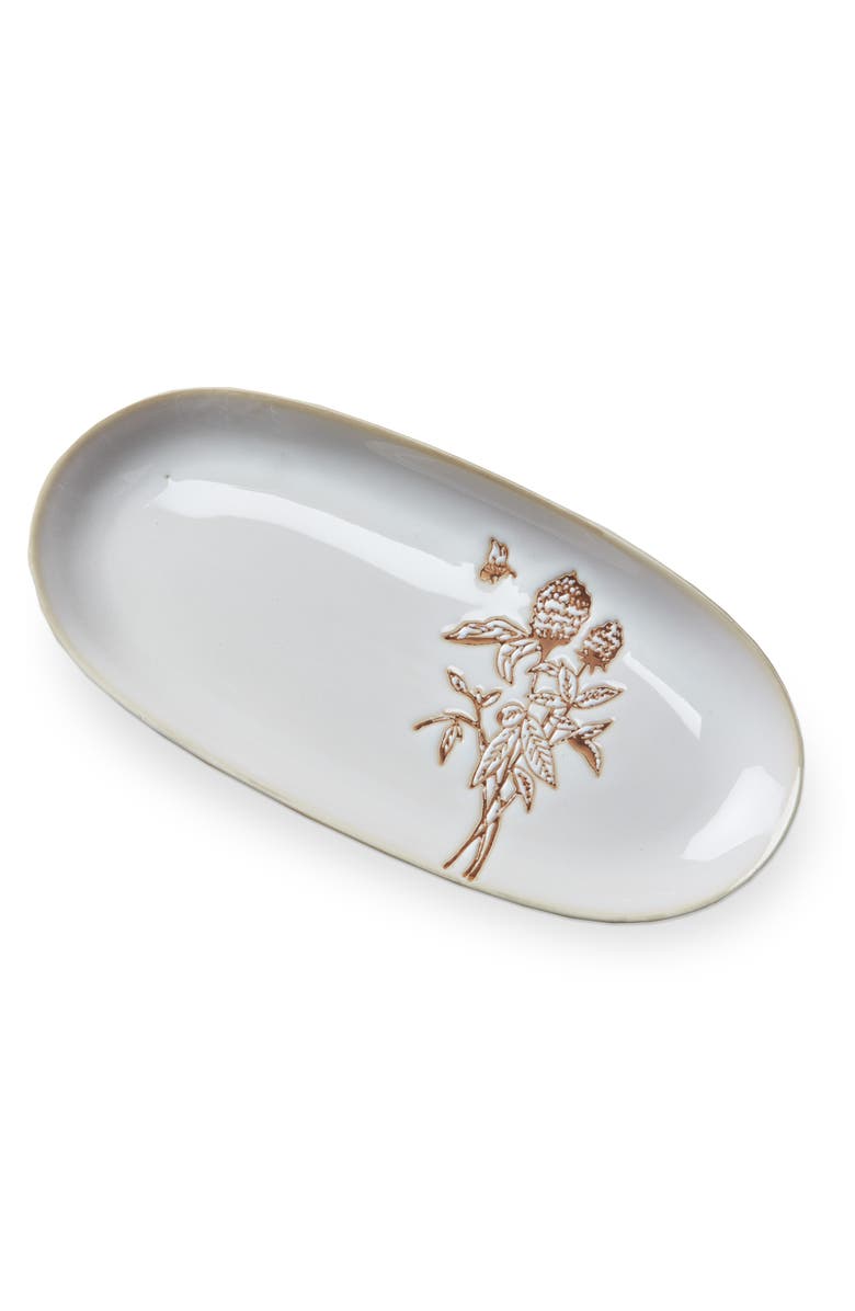 tag Lavender Honey Oval Serving Platter Multicolor Ceramic, Main, color, Multicolored