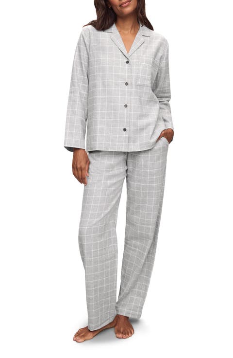 Plaid Cotton Flannel Pajamas