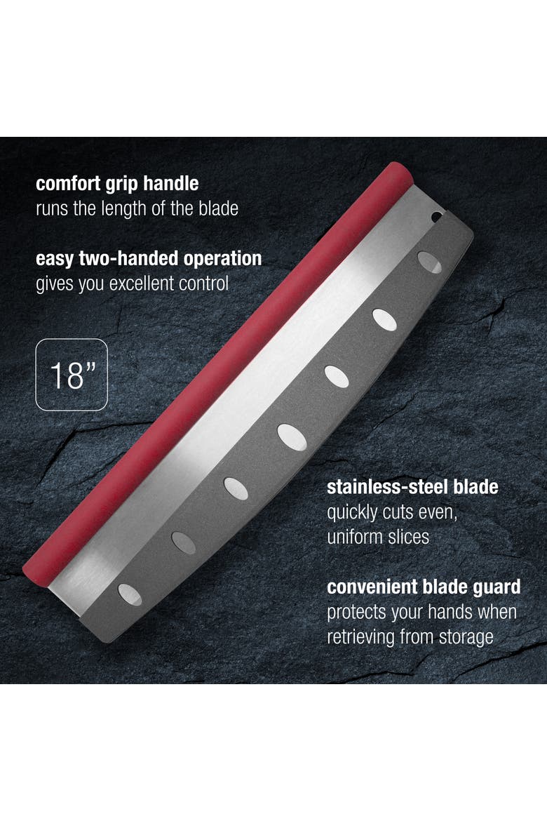 Premium Pizza Cutter, 3.5" Cutting Wheel, Alternate, color, Black/Silver