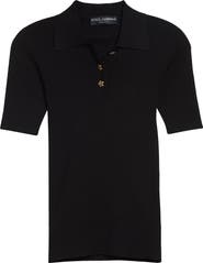 Dolce&Gabbana Rib Polo Sweater