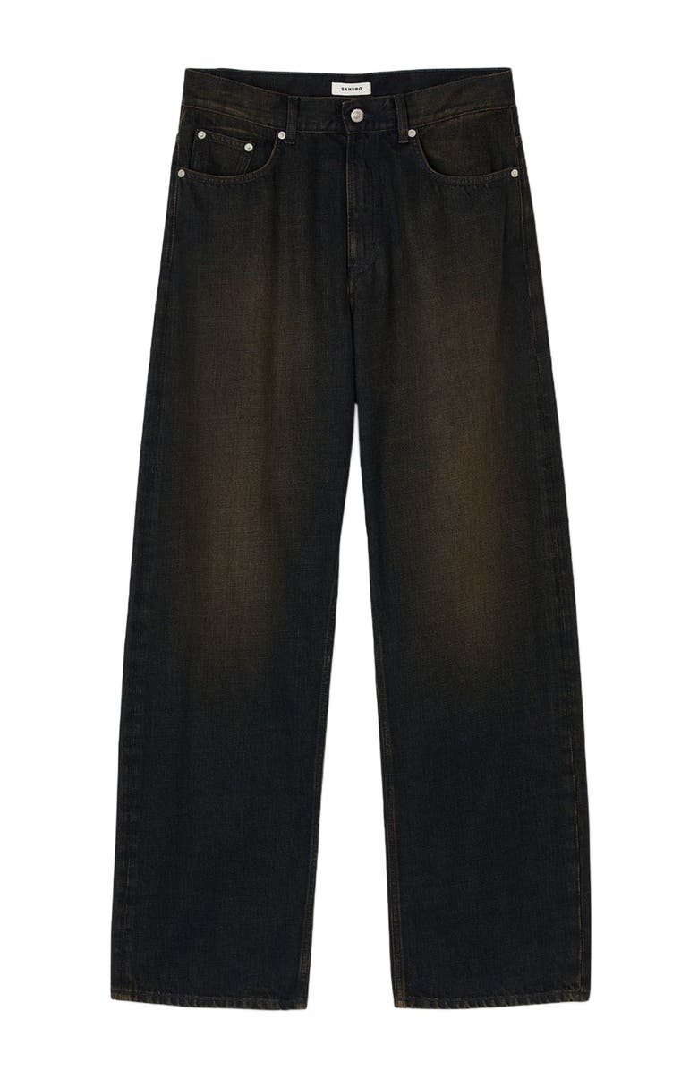 SANDRO Baggy jeans, Alternate, color, 
