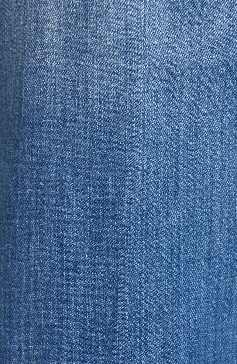 Stella McCartney Belted High Waist Crop Wide Leg Jeans, Alternate, color,