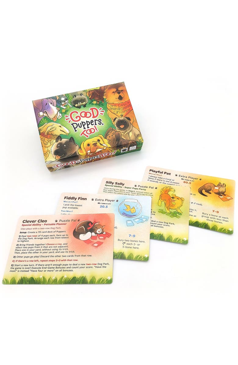 Asmadi Games Good Puppers Too, Strategy Card Drafting Game, Ages 14+, Alternate, color, Multicolored